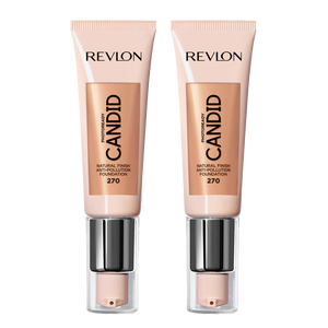 Revlon PhotoReady Candid Natural Finish Anti-Pollution Foundation 22ml 270 MEDIUM BEIGE - 2 pack