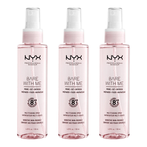 NYX Bare With Me Prime.Set.Refresh Multitasking Spray 130ml - 3 pack