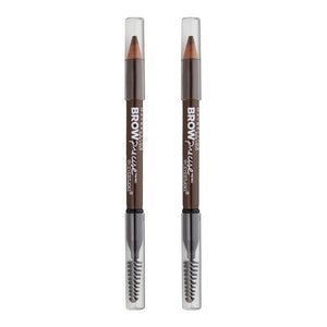 Maybelline Brow Precise by Eyestudio 600mg Shaping Pencil 255 SOFT BROWN - 2 pack