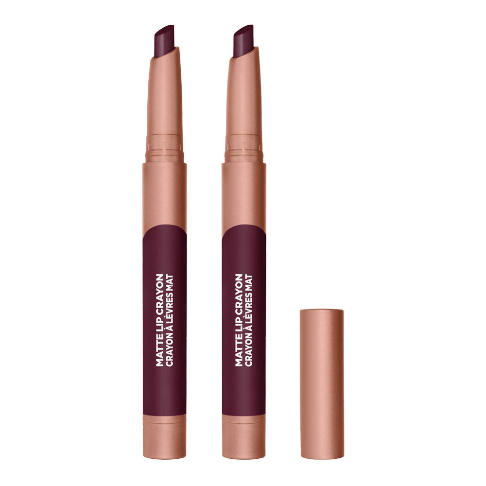 L'Oreal Infallible Matte Lip Crayon 1.3g 516 CHOCOLATE DELIGHT - 2 pack
