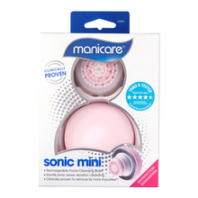 Load image into Gallery viewer, Manicare Sonic Mini Facial Cleanser &amp; Replacement Brush Heads 3pk bundle
