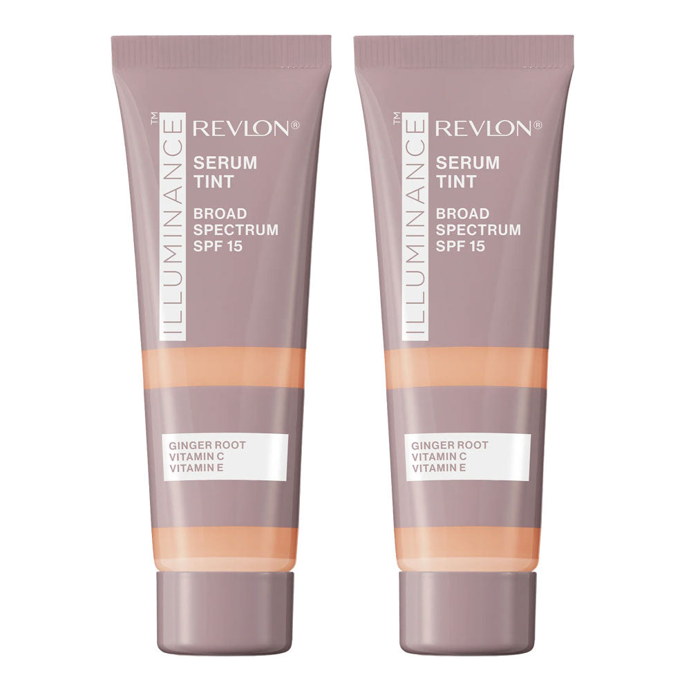 Revlon Illuminance Serum Tint SPF 15 30ml 313 LIGHT TAN - 2 pack