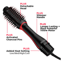 Load image into Gallery viewer, Revlon One-Step Volumiser PLUS + LARGE OVAL brush attachment
