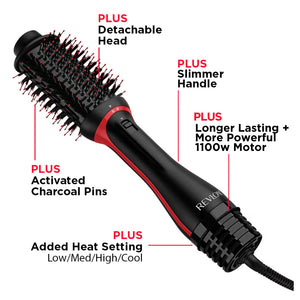 Revlon One-Step Volumiser PLUS + LARGE OVAL brush attachment