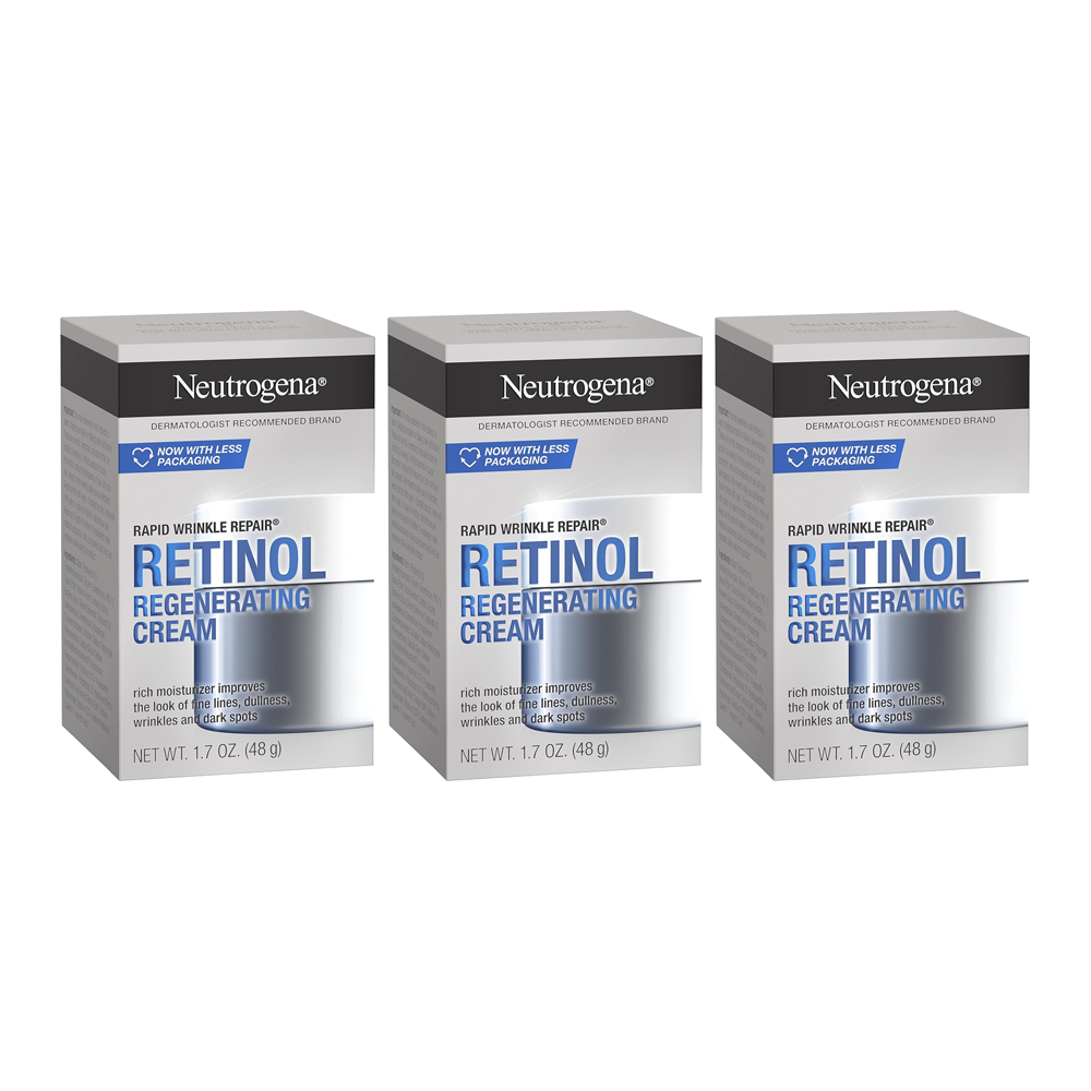 Neutrogena Rapid Wrinkle Repair Retinol Regenerating Cream 48g - 3 pack