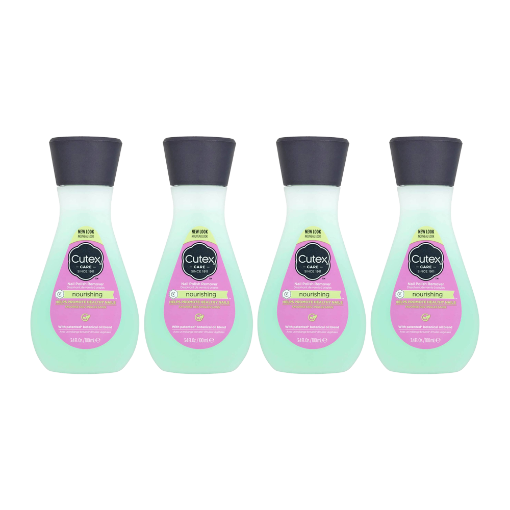 Cutex Nail Polish Remover NOURISHING 100ml - 4 pack