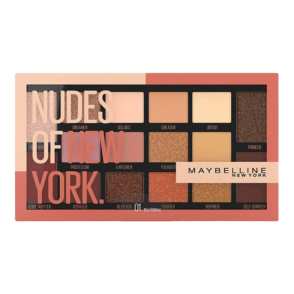 Maybelline Nudes of New York Eye Shadow Palette 18g 010