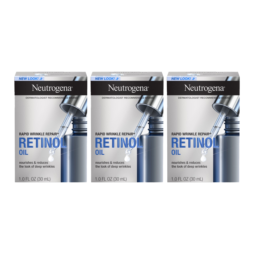 Neutrogena Rapid Wrinkle Repair Retinol Oil 30ml - 3 pack