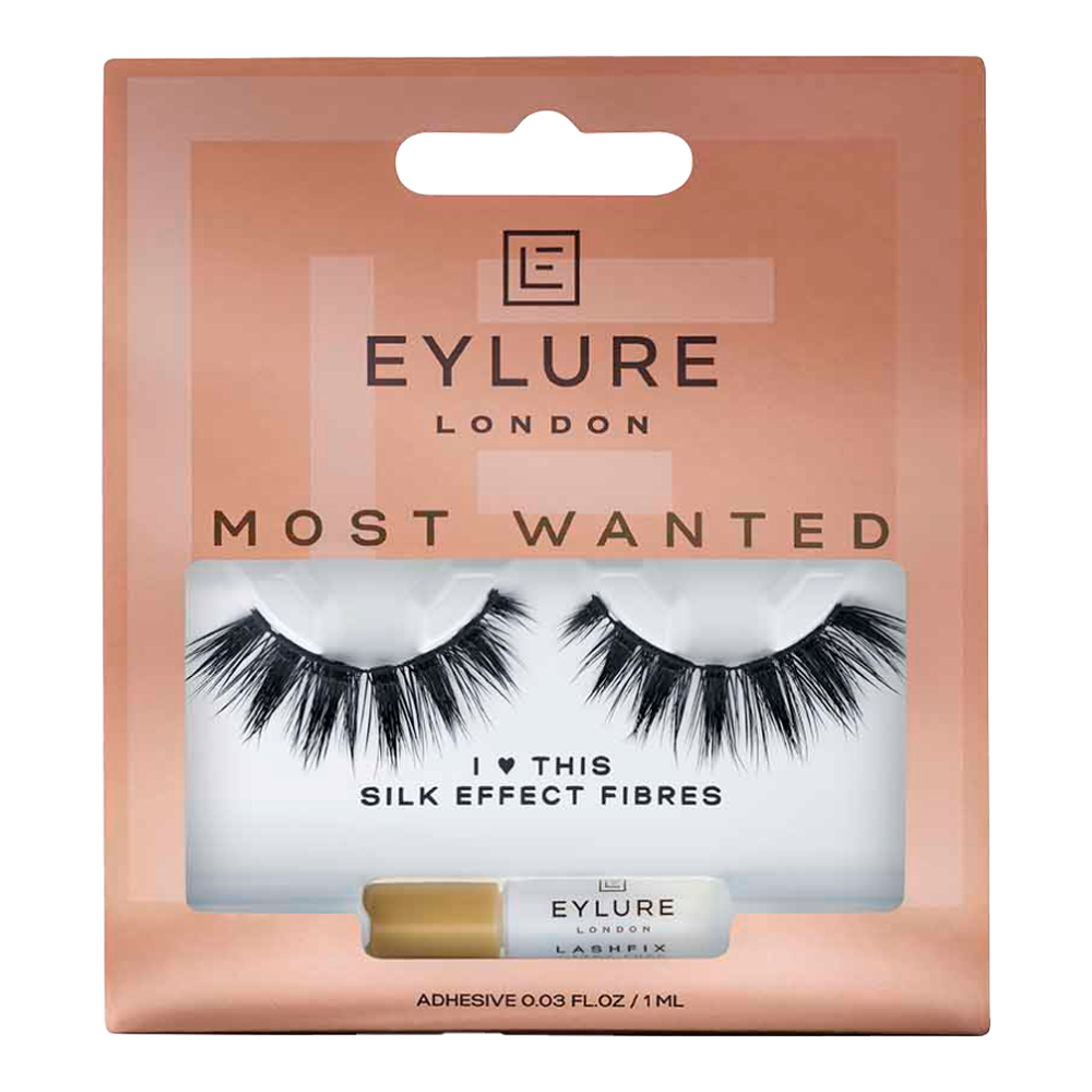 Eylure London MOST WANTED Silk Effect I LOVE THIS false eyelashes product packaging