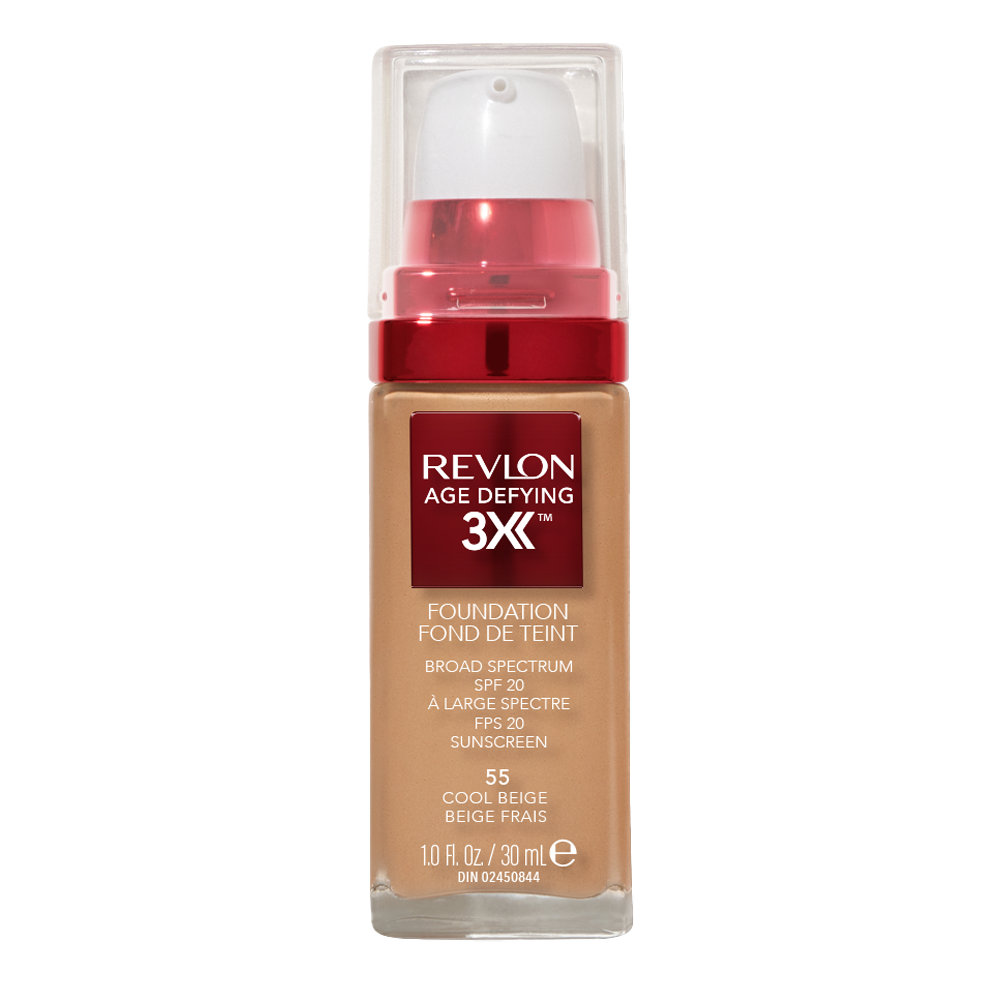 Revlon Age Defying 3X Foundation 30ml 55 COOL BEIGE