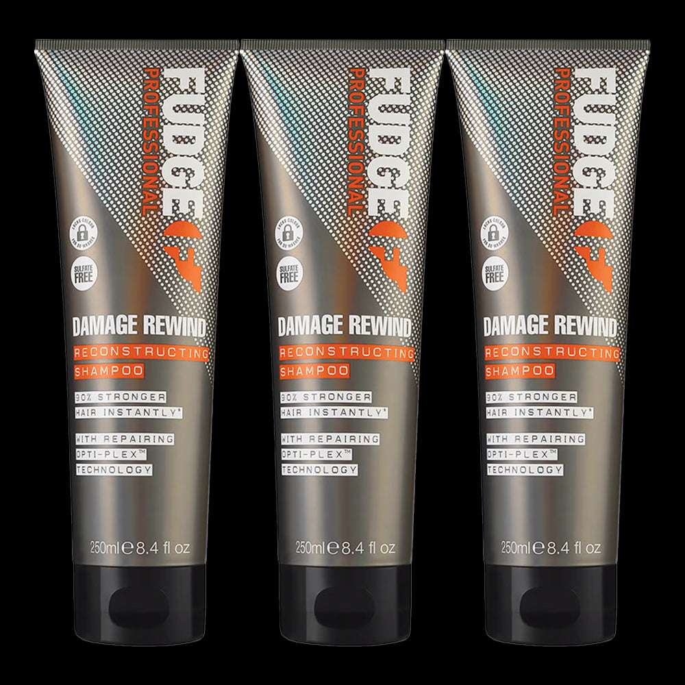 Fudge Damage Rewind Reconstructing Shampoo 250ml - 3 pack image for hair care