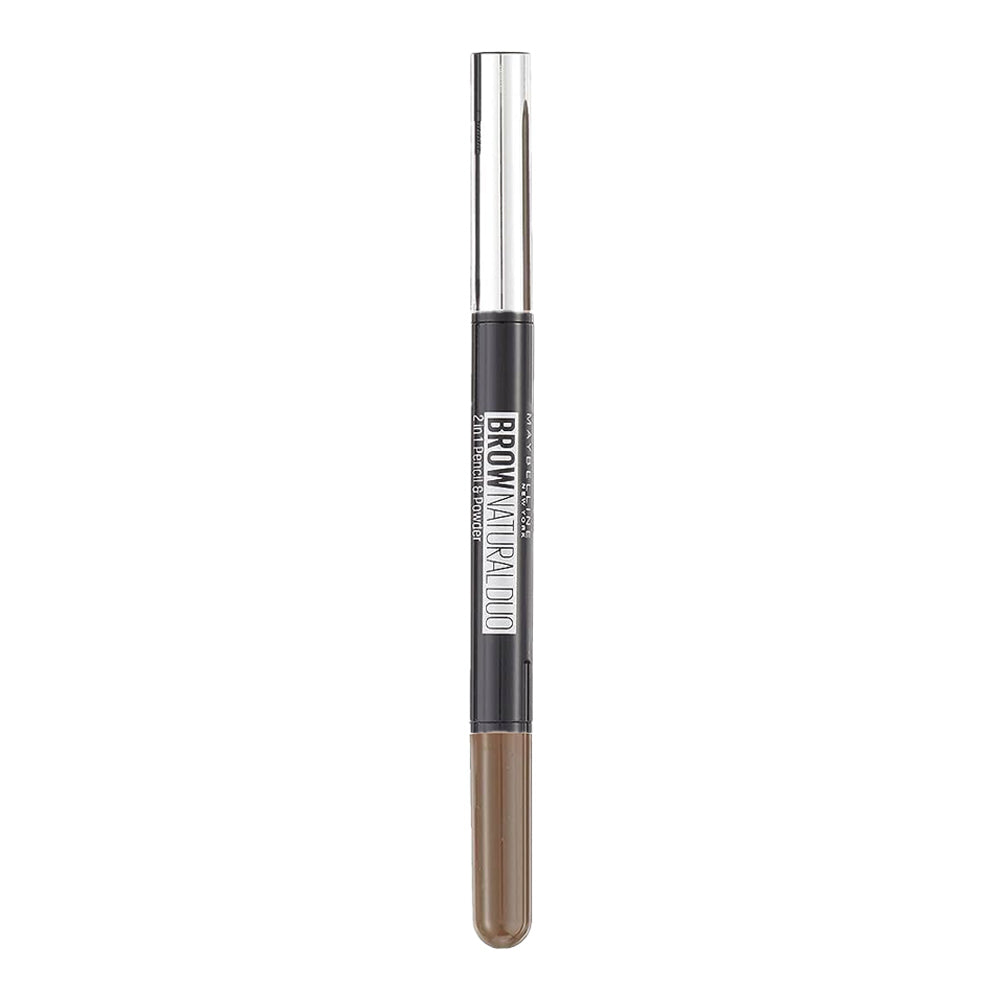 Maybelline Brow Natural Duo 0.65g BROWN makeup product in brown shade