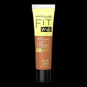 Maybelline Fit Me Tinted Moisturiser 30ml 355 - Skin-tone Tinted Moisturizer for Natural Glow