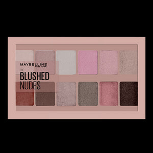 Maybelline The Blushed Nudes Eyeshadow Palette 9.6g makeup palette with 12 pink and nude shades