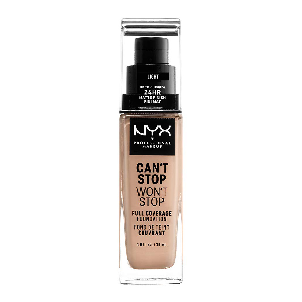 NYX Can't Stop Wont Stop Full Coverage Foundation 30ml CSWSF05 LIGHT