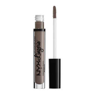 NYX Lip Lingerie Liquid Lipstick in Scandalous shade, 4ml bottle, product LIPLI13, on white background