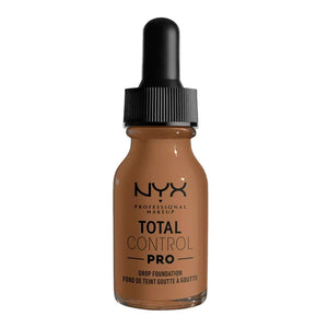 NYX Total Control Pro Drop Foundation 13ml TCPDF16 MAHOGANY bottle on white background