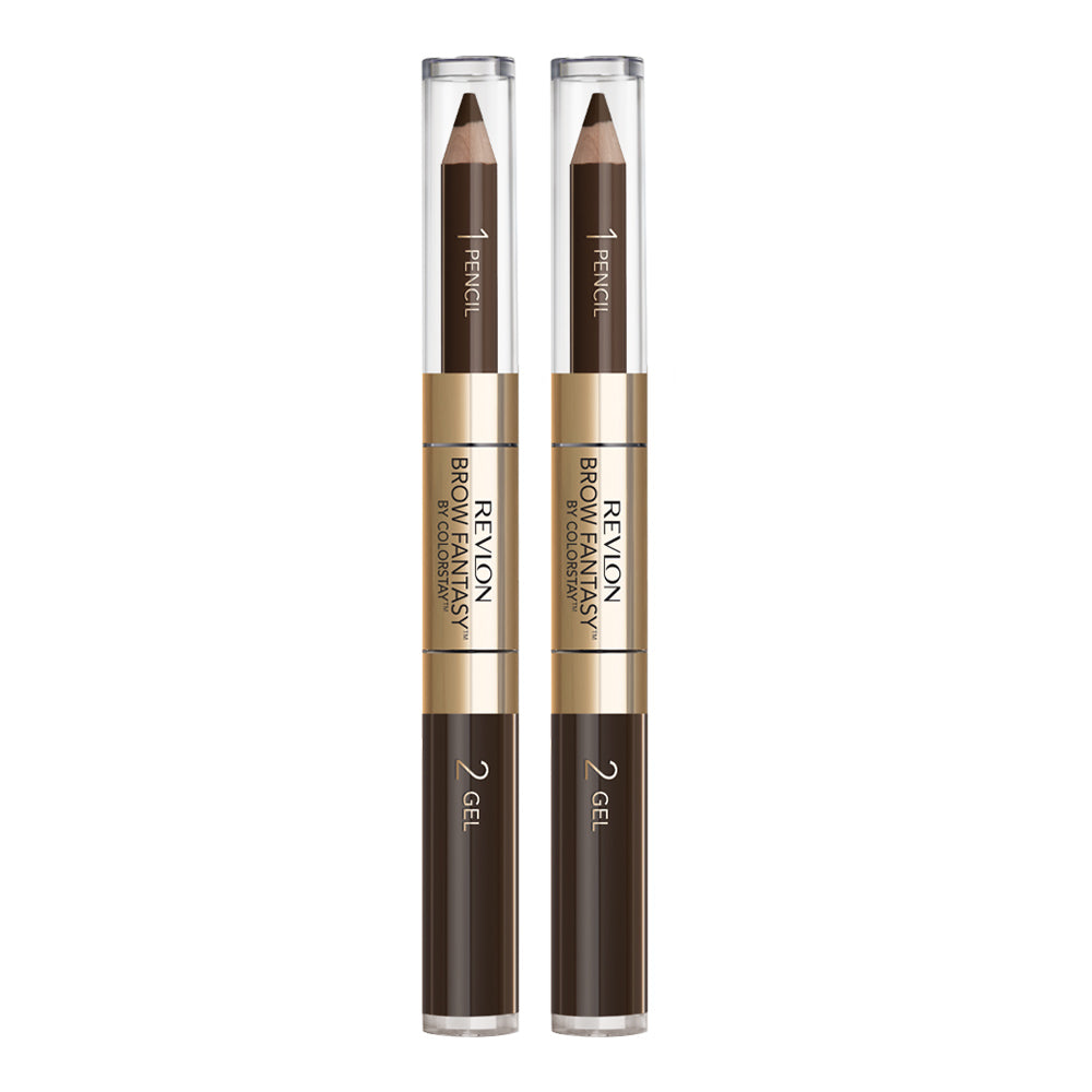 Revlon Brow Fantasy ColorStay 106 DARK BROWN 2 pack cosmetics product