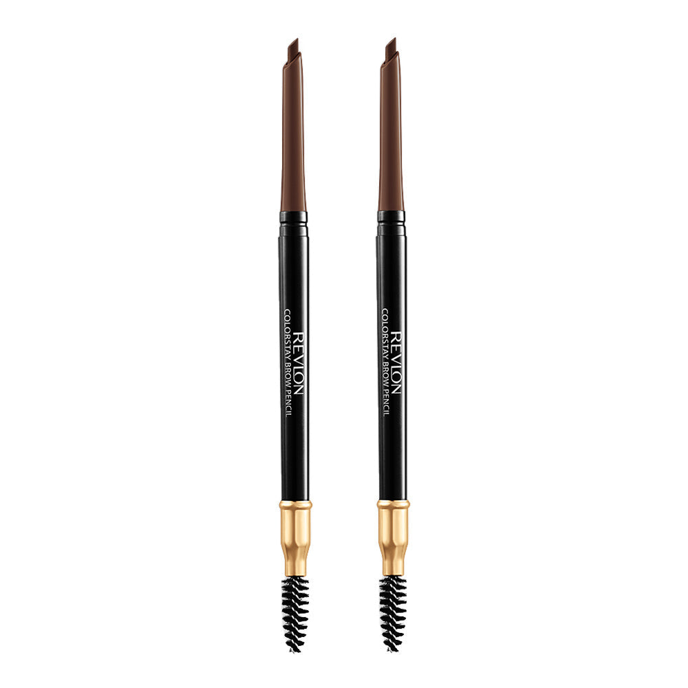 Revlon ColorStay Brow Pencil 0.35g 215 AUBURN - 2 pack in auburn shade, set of two pencils