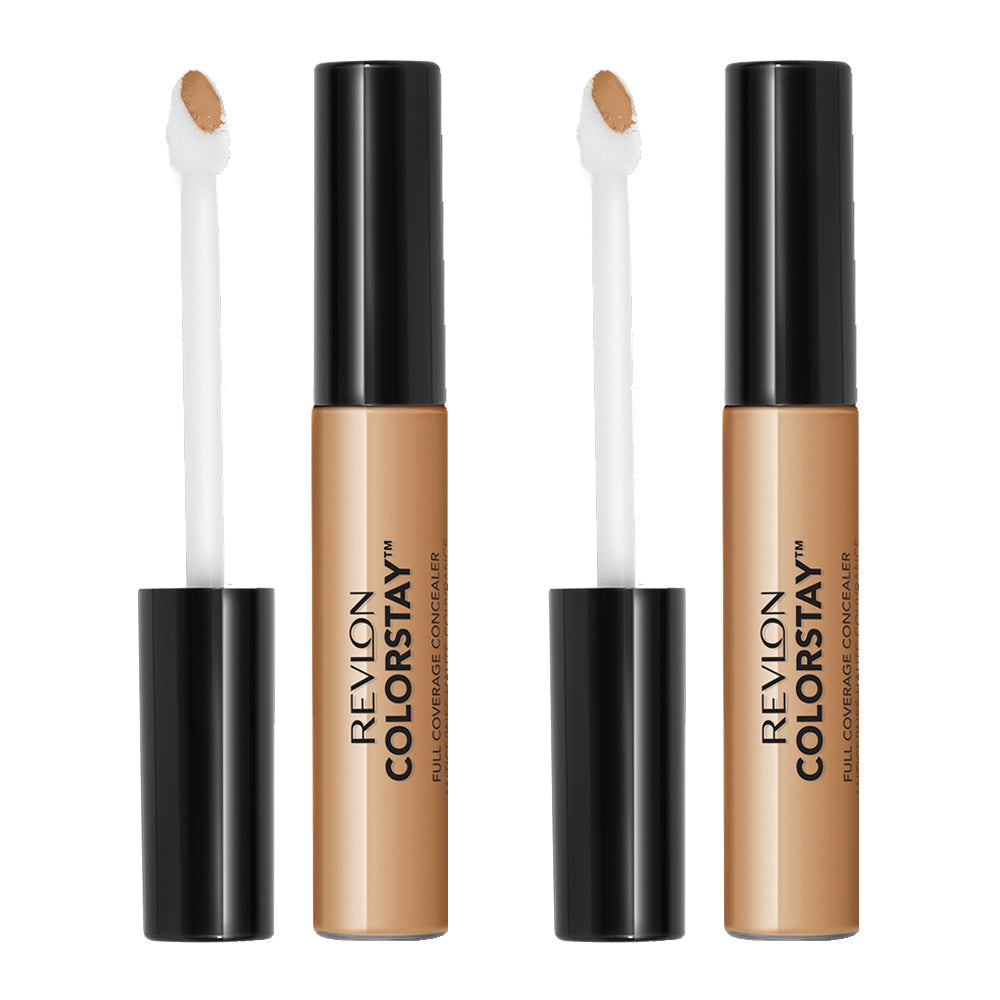 Revlon ColorStay Full Coverage Concealer 6.2ml 055 CHESTNUT - 2 pack, two bottles in CHESTNUT shade