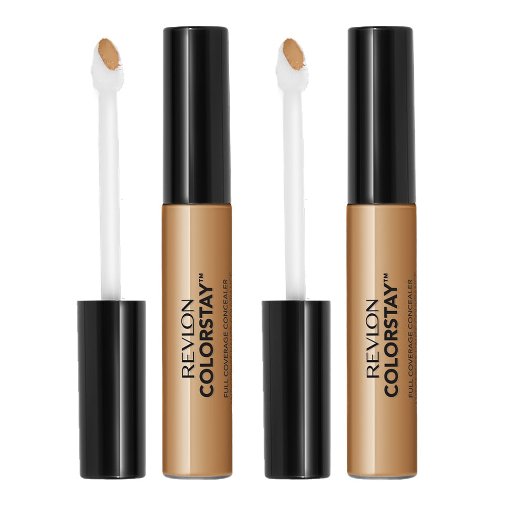 Revlon ColorStay Full Coverage Concealer 6.2ml 060 DEEP - 2 pack in Deep shade, two pack, front view