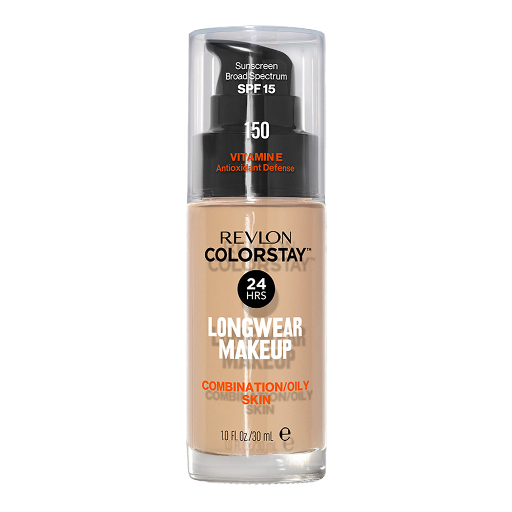 Revlon ColorStay Longwear Makeup Combination/Oily Skin SPF15 30ml 150 BUFF foundation bottle in shade 150 BUFF
