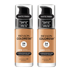 Revlon ColorStay Makeup Combination/ Oily Skin 30ml 392 SUN BEIGE - 2 pack - 2 pack foundation tube in Sun Beige shade
