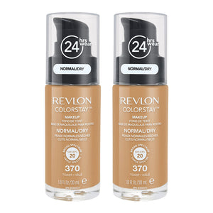 Revlon ColorStay Makeup Normal/ Dry Skin 30ml 370 TOAST - 2 pack - 2 pack of Revlon ColorStay Makeup in shade 370 TOAST for Normal/Dry skin
