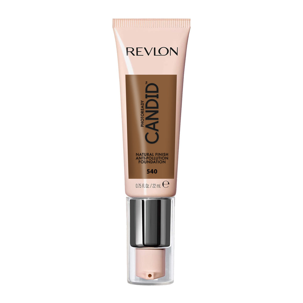 Revlon PhotoReady Candid Natural Finish Anti-Pollution Foundation in Walnut shade on white background