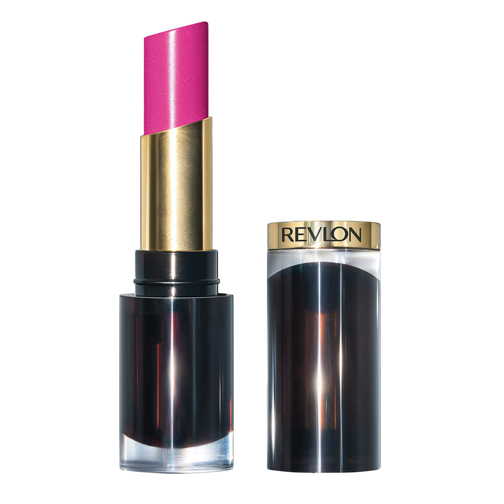 Revlon Super Lustrous Glass Shine Lipstick 3.1g 022 FUCHSIA GLEAM in bright fuchsia color