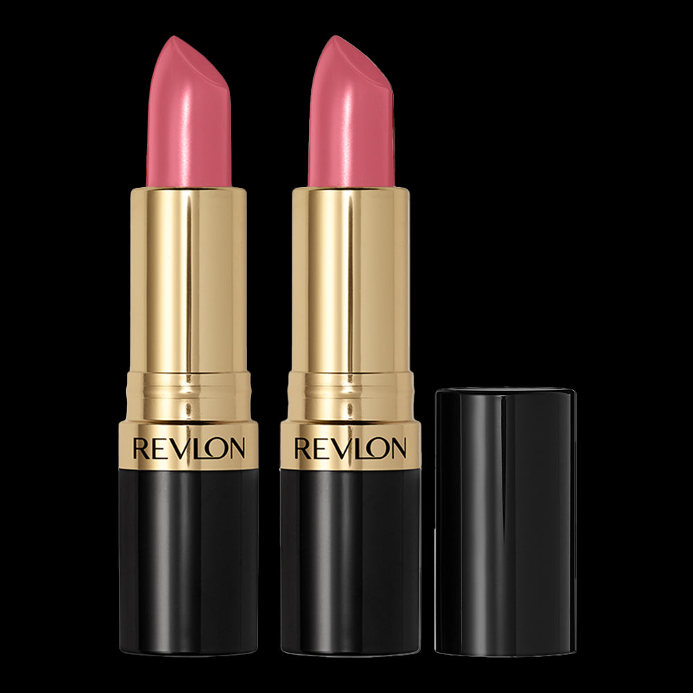 Revlon Super Lustrous Lipstick 4.2g 766 SECRET CLUB - 2 pack image in pink color with two lipsticks