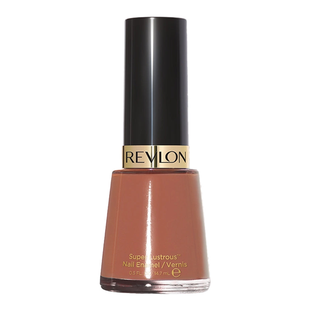 Revlon Super Lustrous Nail Enamel 14.7ml 415 TOTALLY TOFFEE nail polish in a brown shade