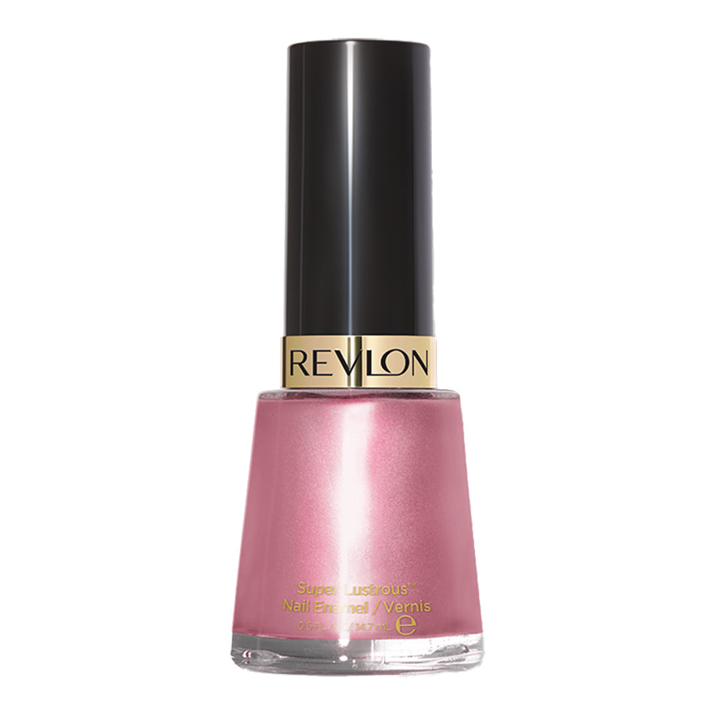 Revlon Super Lustrous Nail Enamel 14.7ml 151 ICED MAUVE bottle with color swatch on white background
