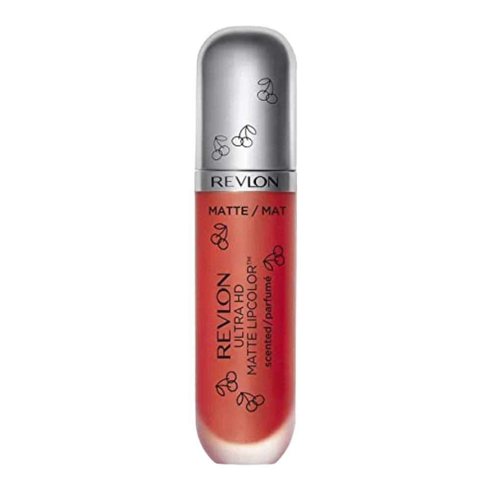 Revlon Ultra HD Matte Cherry Reds Lipcolor 510 CHERRY LISCIOUS 5.9ml in vibrant red shade