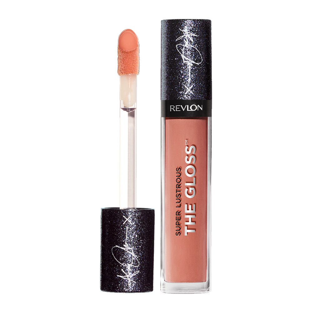 Revlon X Ashley Graham Never Enough Lip Super Lustrous The Gloss 3.8ml 322 FEELIN' IT makeup product on white background