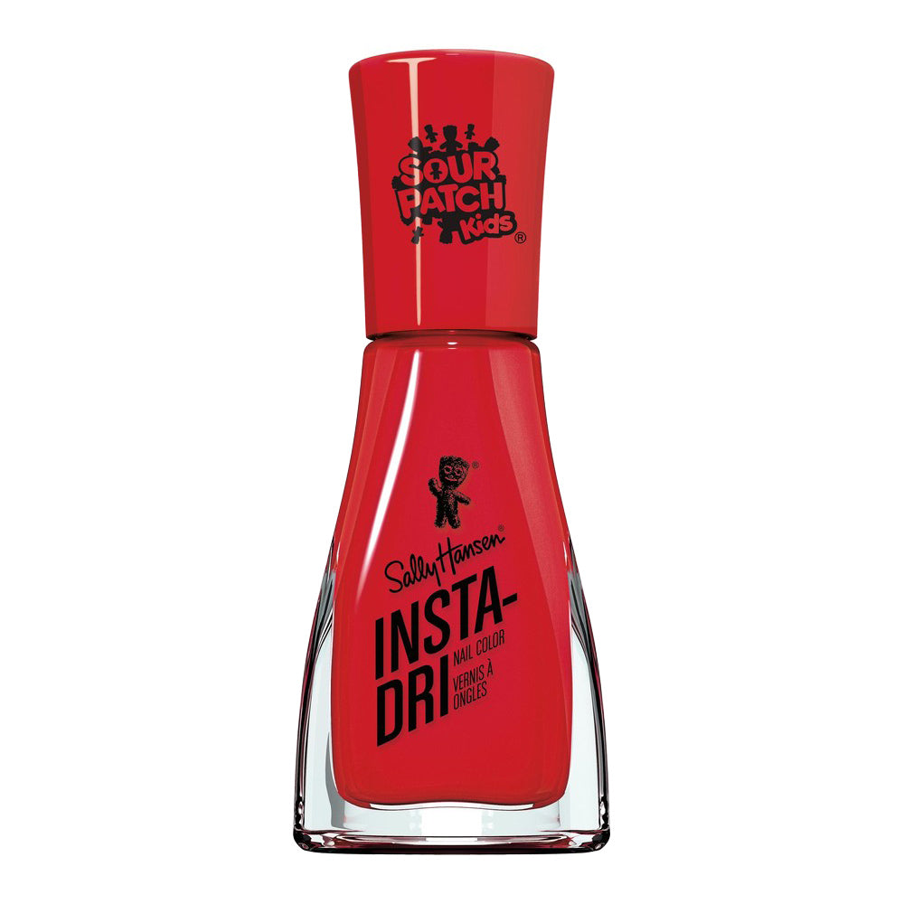 Sally Hansen Insta-Dri X Sour Patch Kids Nail Color 9.17ml 752 THE UN-RED nail polish bottle