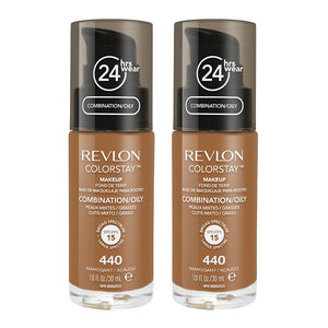 Revlon ColorStay Makeup Combination/ Oily Skin 30ml 440 MAHOGANY - 2 pack