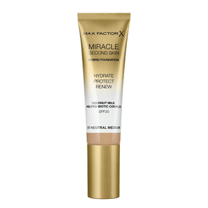 Max Factor Miracle Second Skin Hybrid Foundation 30ml 07 NEUTRAL MEDIUM