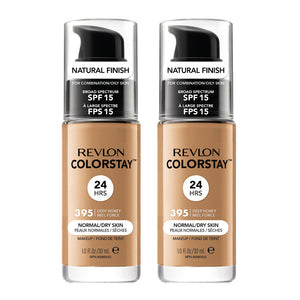 Revlon ColorStay Makeup Normal/ Dry Skin 30ml 395 DEEP HONEY - 2 pack