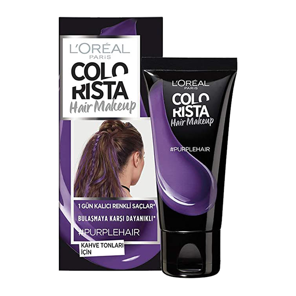 L'Oreal Colorista Hair Makeup 1 Day Colour Highlights 30ml #PURPLE HAIR