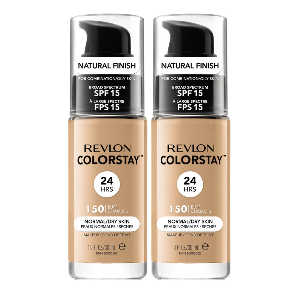 Revlon Colorstay Foundation 24hrs Makeup 30ml | RRP 12.49 | (Buff 150  Combination/Oily Skin) by Revlon